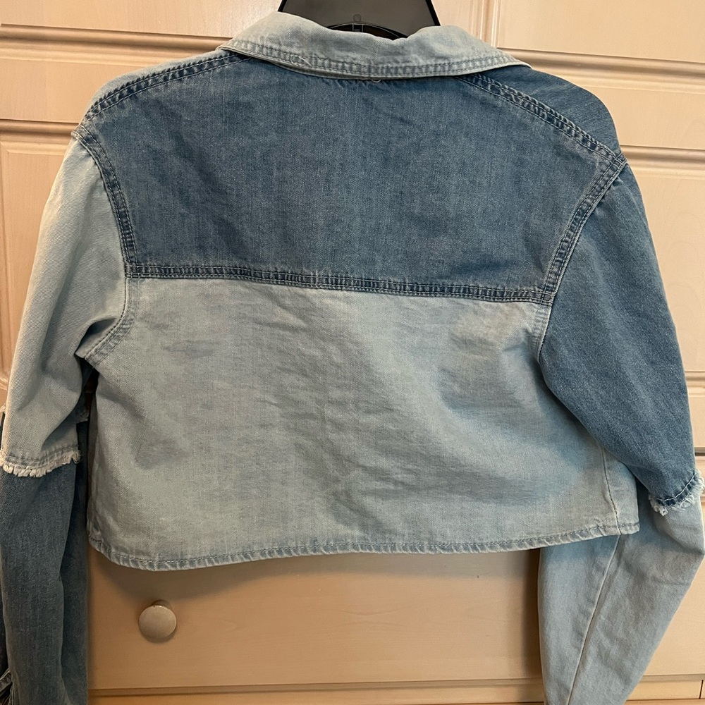 Patchwork Denim Jacket - image 4